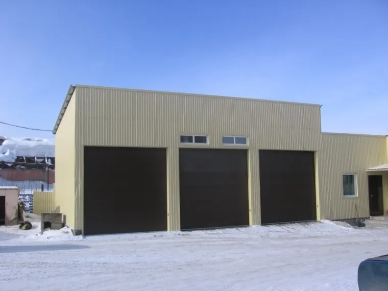 СТО 3 поста. Монтаж здания